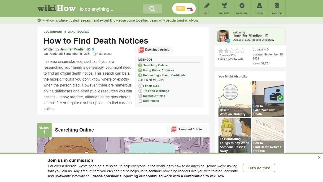 3 Ways to Find Death Notices - wikiHow